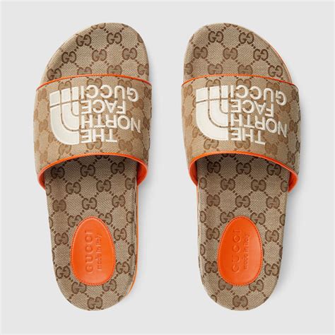 gucci north face slides